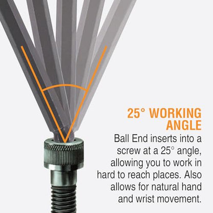 Bondhus 20199 Balldriver L-Wrench DoublePK, 10999 1.5-10mm & 10937 0.050-3/8" - style: L-Wrench