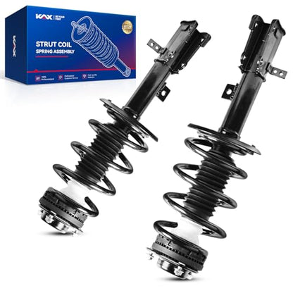 KAX Front Struts for Journey 2009 2010 2011 2012 2013 2014 2015 2016 2017 2018 2019 3.5L 3.6L V6, Replace 172509 172510 Front Shock Absorber Quick Complete Struts with Coil Spring Assemblies Set of 2 - style: 172509 172510