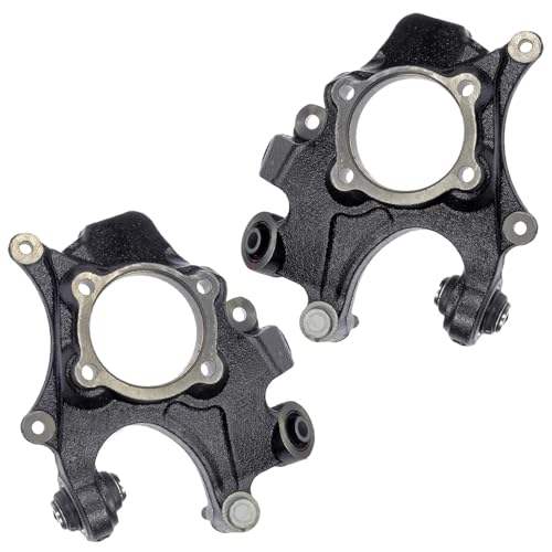 Detroit Axle - 4pc FWD Rear Knuckles Kit for 2007-2009 Hyundai Santa Fe 2007-2012 Veracruz, 2008 Passenger and Driver Side Steering Knuckles Wheel Bearing Hubs Assembly Replacement - size: 4UW471875/Kit