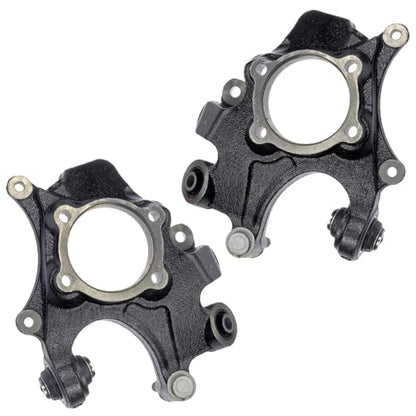 Detroit Axle - 4pc FWD Rear Knuckles Kit for 2007-2009 Hyundai Santa Fe 2007-2012 Veracruz, 2008 Passenger and Driver Side Steering Knuckles Wheel Bearing Hubs Assembly Replacement - size: 4UW471875/Kit