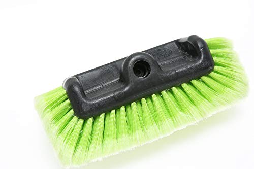 Forgrace 60" Car Wash Brush with Long Handle | Flow Through Auto Cleaning,| Extendable Handle,|Soft Bristle Brush for Car, RV, Boat, Solar Panel, Deck Washing, House Side - color: Green With Handle