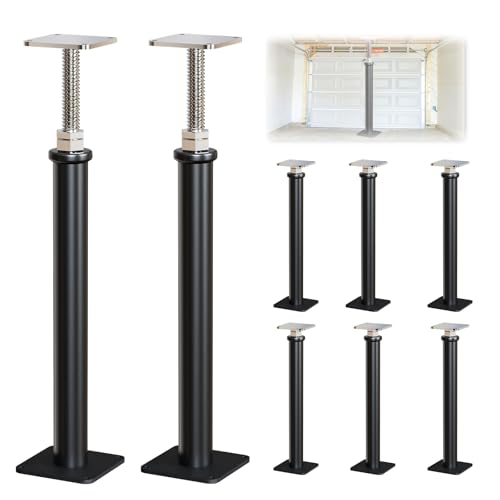 8-Pack House Floor Jacks for Leveling, 16.5" to 20.5" Adjustable Height | House Jacks for Leveling, Floor Leveling Support, Screw Jack Post for Home Leveling, Basement, Porches, Roof Beams - size: 16.5" to 20.5"
