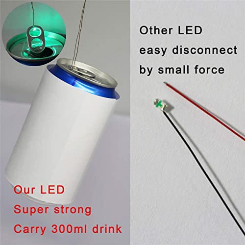 25pcs Pre-soldered Micro Litz Wired Leads White SMD Led 0603 + Muti-Resistor New - color: (1)Pure White, size: 25pcs
