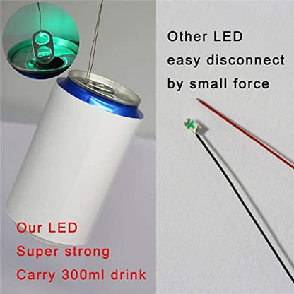 25pcs Pre-soldered Micro Litz Wired Leads White SMD Led 0603 + Muti-Resistor New - color: (1)Pure White, size: 25pcs