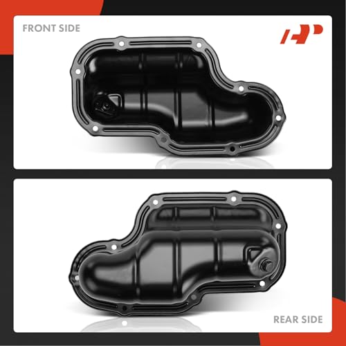 A-Premium Lower Engine Oil Pan Sump with Drain Plug & Gasket Compatible with Nissan Armada 2005-2015, Pathfinder 2008-2012, Titan 2004-2015 & Infiniti QX56 2004-2010, 5.6L