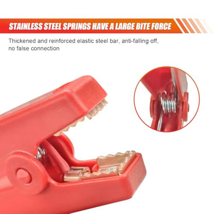 EC5 Car Jumper Starter Cable with Battery Clamps, 12V Car Jumper Cable Alligator Clip to EC5 Connector with 10 AWG Wire, Portable Emergency Automotive Jump Starter Battery Booster Cables (1PC) - size: 1PC