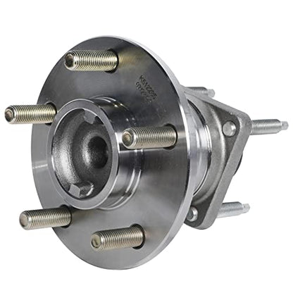 Detroit Axle - 2 Rear Wheel Bearing Hubs for Chevy Malibu 2004-2012 HHR 2008-2010 Cobalt 2009-2010 Pontiac G6 2005-2010 Saturn Aura 2007-2009, 5 Lug w/ABS Replacement Wheel Bearing and Hubs Assembly - style: 512285 x2/Pair