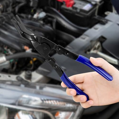 1 Pcs Automobile Interior Upholstery Trim Clip Pliers Remover Tool, Push Pin Pliers Panel Clip Removal Pliers Trim Removal Tool (Blue) - color: Blue