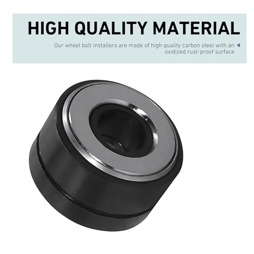 22800 Wheel Stud Installer, Steel Wheel Stud Installer Tool, Wheel Lug Stud Installer and Remover, Compatible with Most Cars SUVs and Light-Duty Trucks(Black)