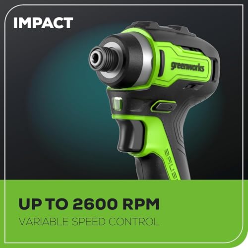 Greenworks 24V 5pcs Brushless Power Tool Combo kit: 310 in. -lbs Drill Driver, 1950 In. Ibs Impact Driver, Reciprocating Saw, Circular Saw, Flashlight With 3×2Ah Batteries & 2×Fast Charger - size: 5PCS Combo Kits