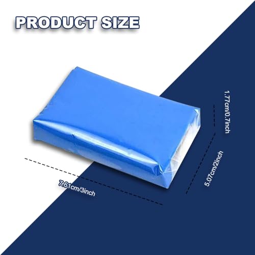 2PCS Car Clay Bar, Auto Detailing Magic Clay Bar Cleaner, Premium Grade Clay Bars, Auto Clean Wash Bars with Washing and Adsorption Capacity, Car Accessories Clay Bar for Cleaning Car (2PCS)