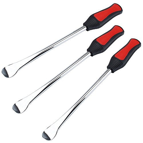 Long 14.5" Tire Iron Lever Tool Spoon Motorcycle Bike Tire Change Kit Dirt Bike Touring Set of 3 | WAHEYNAO Tire Chaning Repair Tool Steel Dirt Bike Touring