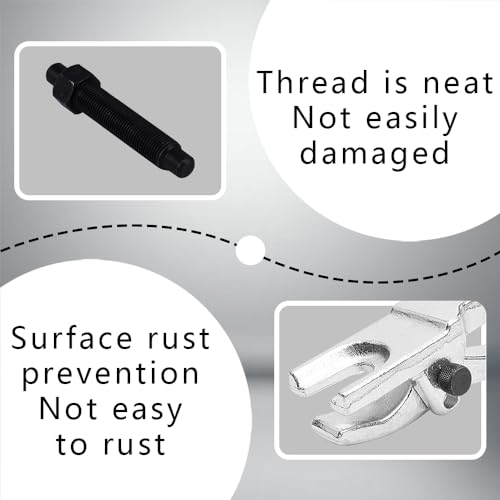 Ball Joint Separator, Universal Ball Joint Removal Tool for Separating Arms, Tie Rods, and Ball Joints on Cars, Light Trucks, ATVs 1-1/8" to 2-1/8" Adjustable Tie Rod Removal Tool