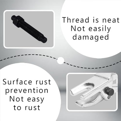 Ball Joint Separator, Universal Ball Joint Removal Tool for Separating Arms, Tie Rods, and Ball Joints on Cars, Light Trucks, ATVs 1-1/8" to 2-1/8" Adjustable Tie Rod Removal Tool