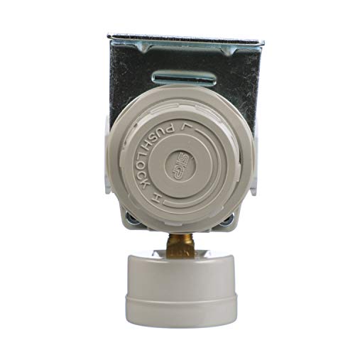 PneumaticPlus SAW300-N03BG-MEP Compressed Air Filter Regulator Piggyback Combo 3/8" NPT - Metal Bowl, Manual Drain, Bracket, Gauge - style: Metal Bowl - Manual Drain