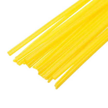 MECCANIXITY 20pcs 8 Inch Plastic Welding Rods PE Welding Strips Welder Rods for Plastic Welder,Car Bumper, Kayak Repair, Yellow - color: Yellow, size: 8 Inch