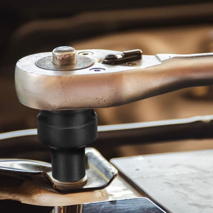 HARFINGTON 2pcs 4 Point Square Socket 3/4" Drive by 24mm Metric Square Impact Socket 40CR Blackening Standard Wheel Sockets Pneumatic Socket for Auto Repair Mechanical Maintenance Home Use - size: 24mm