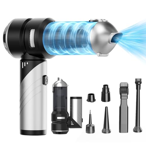NEVERLAND Handheld Vacuum Cordless Car Vacuum - 15000PA High Power 4-in-1 Portable Foldable Small Detailing Kit, Rechargeable Hand Held Vacuum for Car Home Office