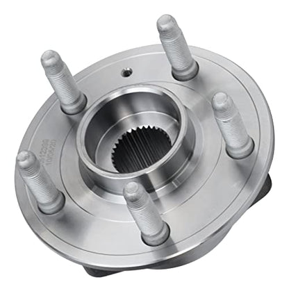 Detroit Axle - Rear 2pc Wheel Bearing Hubs for 10-16 ChevyCamaro 2010 2011 2012 2013 2014 2015 2016, 2 Wheel Bearing & Hubs Assembly Replacement - style: 512399 x2/Pair