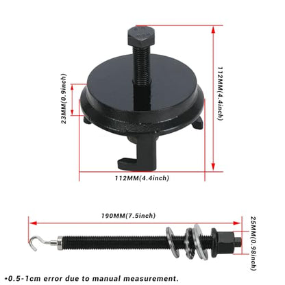 For GM 25264/551141 Harmonic Balancer Puller and LS Harmonic Balancer Installer Fit for GM 1997-UP V8 LS1 LS2 LS3 LS4 LSX LSA LS6 LQ4 LQ9 Crank Pulley Puller and Installer Set for GM LS LT Engines