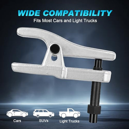 Nilight Ball Joint Separator, Pitman Arm Puller, Tie Rod End Tool, 5-in-1 Front End Service Set for Easy Removal, Splitter Removal Kit - style: Ball Joint Separator Kit