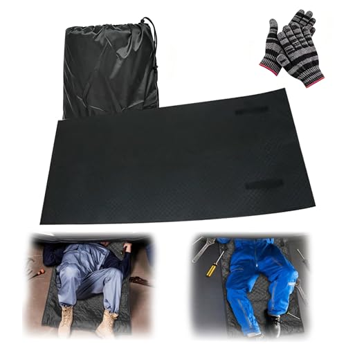 Rolling Creeper Mat,57x26 Inch Portable Creeper Rolling Pad with Storage Bag and Gloves, Foldable Mechanics Mat for Low Clearance, Auto Repairing Tool for Working On The Ground, Gifts for Men 2026