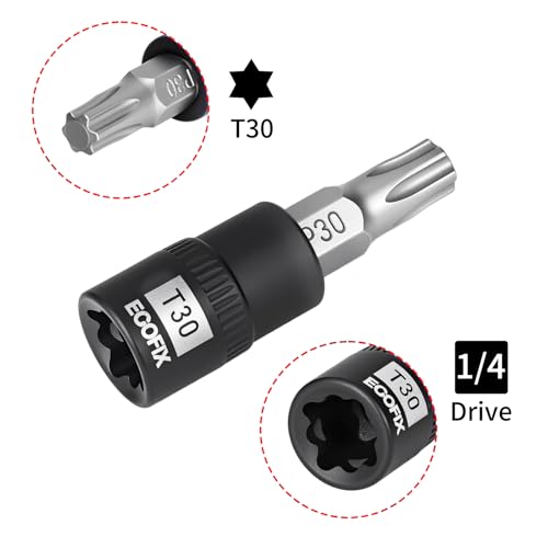 1/4 Inch Drive x T30 Torx Bit Socket - style: 1/4 T30