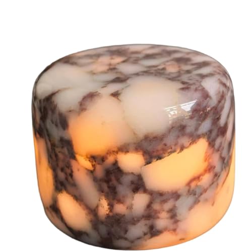 Marmor Marble Lamp Table Lamp Unique Stone Touch Lamp Pat Lamp Type-C 3 Way Bedside Lamp Ambient Light Bedroom Stands Night Light Decorative LED Warm Portable Lamp Rechargeable - style: Calacatta Purple