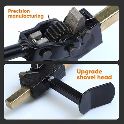 Small Manual Tire Changer & Bead Breaker Tool (Max 180mm/7), Portable Motorcycle Tire Removal Tool for E-Bike, Scooter & ATV, Heavy Duty Steel Rim Protector & Bead Buster