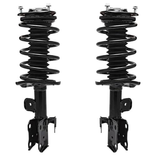 Detroit Axle - Struts Shocks Kit for 2010 2011 2012 2013 2014 2015 Toyota Prius, 2 Front Struts with Coil Spring 2 Front Sway Bar Links 2 Rear Shock Absorbers Suspension Replacement - size: 6AQS47048-V1/ strut shock sway kit