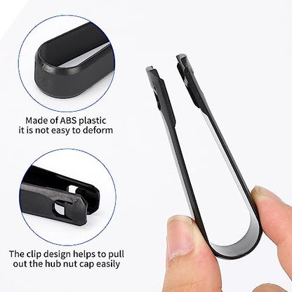 ANCKNE Lug Nut Cap Cover Removal Tool Set Nut Caps Lug Puller, with “3+1” Lug Nut Cover Removal Tool, Wheel Hub Cap Removal Tool Suitable for Most of Types of Cars