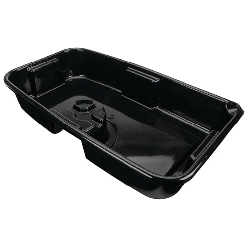 Performance Tool W4079 11-Quart Oil Drain Pan, Chemical-Resistant, Oil Filter Stand, Black - style: 11 Quart Drain Pan