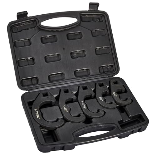 5 Piece Tie Rod Adjusting Tool Set, Tie Rod and Pitman Arm Adjusting Tool Kit Suitable for The vast Majority of Passenger Cars and Light Trucks
