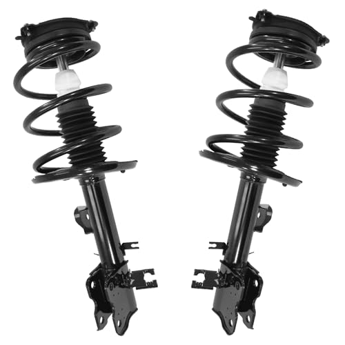 Detroit Axle - 2 Front Struts for 2011-2017 Nissan Quest, 2012 2013 2014 2015 2016 Struts with Coil Spring Assembly Replacement Suspension - size: 11487_11488/Pair