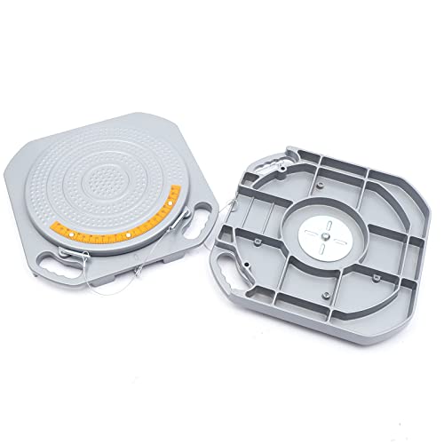 Wheel Alignment Tool, Pair Wheel Alignment Aluminum Turntable, Camber Alignment Tool for Car Truck, 360° Rotating 4 Ton Capacity