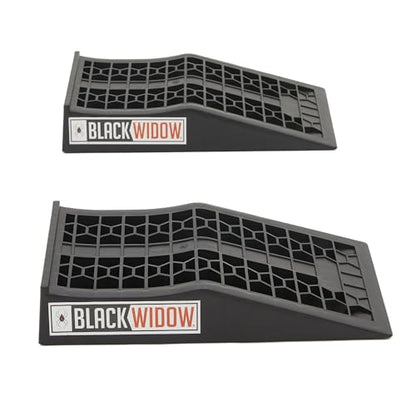 Car Ramps for Oil Change, 5,000 lb GAWR, 3" Lift, Low Profile, Black Widow