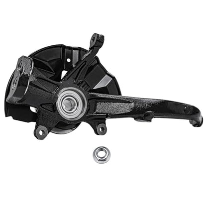 Detroit Axle - Front Steering Knuckles & Wheel Hub Bearings + Outer Tie Rod Ends Replacement for Fusion Milan MKZ Zephyr - 4pc Set - size: 4SU47665/Kit