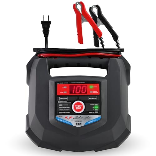 Schumacher Electric Car Battery Charger 12V/6V - Trickle Charger, Maintainer for Automobile & Marine Batteries (AGM/Gel/Deep Cycle) - SC1280 - size: Battery Charger and Maintainer