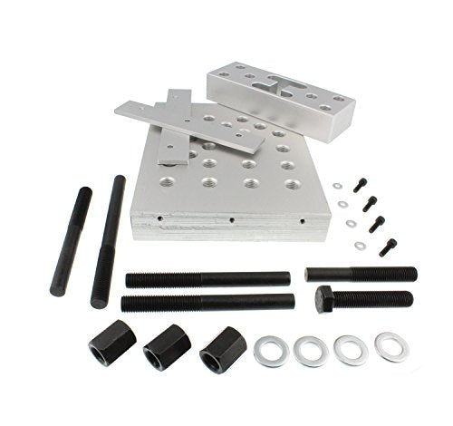 ABN Universal Drill Press Support Block Plate Tool Set Kit, 30 Ton – Bearing and Bushing Repair Removal Installation