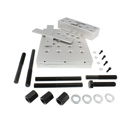 ABN Universal Drill Press Support Block Plate Tool Set Kit, 30 Ton – Bearing and Bushing Repair Removal Installation