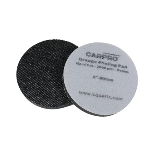 CARPRO Denim Orange Peel Removal Pad (V2) - Upper Paint Layer Clear Coat Scatch Repair - 3" (1 Pack) - size: 3 inch (Pack of 1)