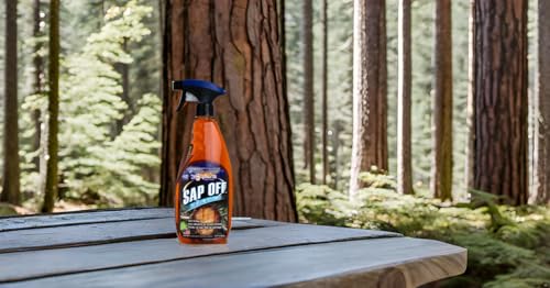 Gliptone Sap Off, Fast-Acting Sap, Pine Tar & Bug Remover Spray, 22 Fl Oz, Non-Abrasive Formula Safe for Paint, Glass & Plastic, Removes Dried-On Sap, Tar, and Bug Residue Quickly