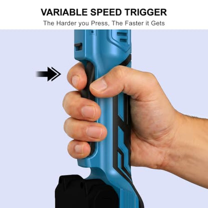 ACROPOW 3/8" Cordless Ratchet Wrench, For Ma-kita 18V Battery | 45Ft-Lbs Extended Electric Ratchet, Variable Speed, 1/4" Adapters, 3" Extension Bar, Bare Tool Only