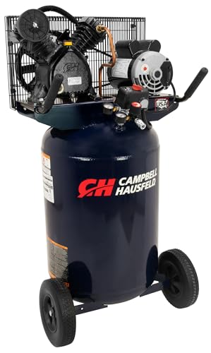 CAMPBELL HAUSFELD 30 Gallon Vertical Portable Air Compressor, 120/240v Dual Voltage, 2 Stage, Ideal for Home Improvement Projects, Efficient and Durable Portable Air Compressor Solution - size: 30 Gallon