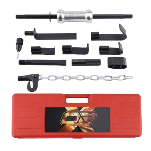 maXpeedingrods 13 Pcs Slide Hammer Dent Puller Set, Automotive Dent Remover, Heavy Duty Auto Body Truck Repair Tool Kit, 10LBS Slide Hammer Puller Set