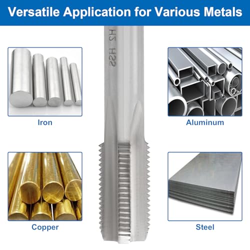 Waziaqoc M16 x 1.5mm Tap and Die Set | Metric, High-Speed Steel, Thread Tap and Die, Various Metals, Right Hand - size: M16 x 1.5mm