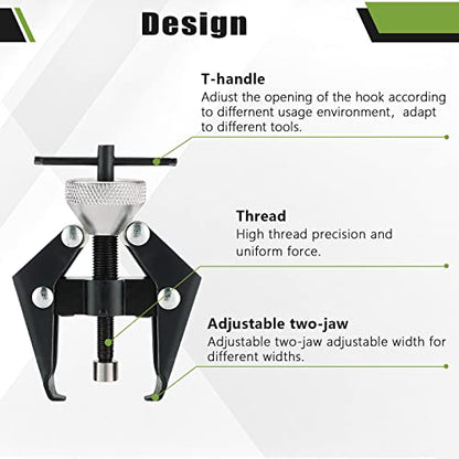 ATPEAM Battery Terminal and Wiper Arm Puller Heavy Duty Arm Bearing Remover Puller Repair Tool Kit 6-28 mm