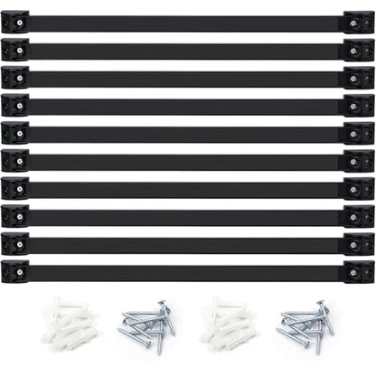 DGSL Magnetic Tool Holder Strip 10 Pack, 18 In Heavy Duty Tool Organizer Magnetic Strip, Tool Magnet Bar For Garage Tool Organization - size: 18 In x 10