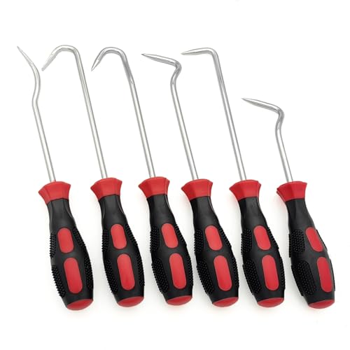 VASTOOLS Hose Removal Hook Pick Set Pack of 6, 10" Hose Hook, Spoon, 8" Remover, Puller Tool for Radiator Hoses - style: 6pc