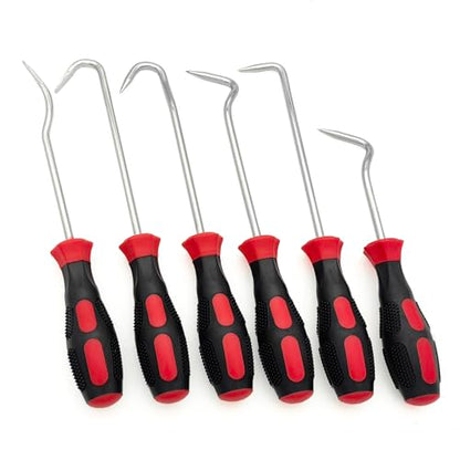 VASTOOLS Hose Removal Hook Pick Set Pack of 6, 10" Hose Hook, Spoon, 8" Remover, Puller Tool for Radiator Hoses - style: 6pc